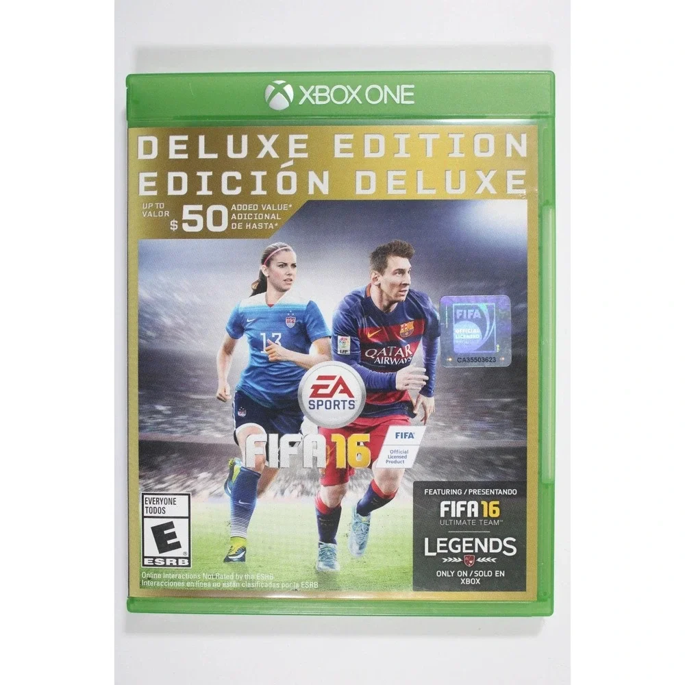 FIFA 16 Deluxe Edition For Xbox One (2015) Great Condition! complete w manual
